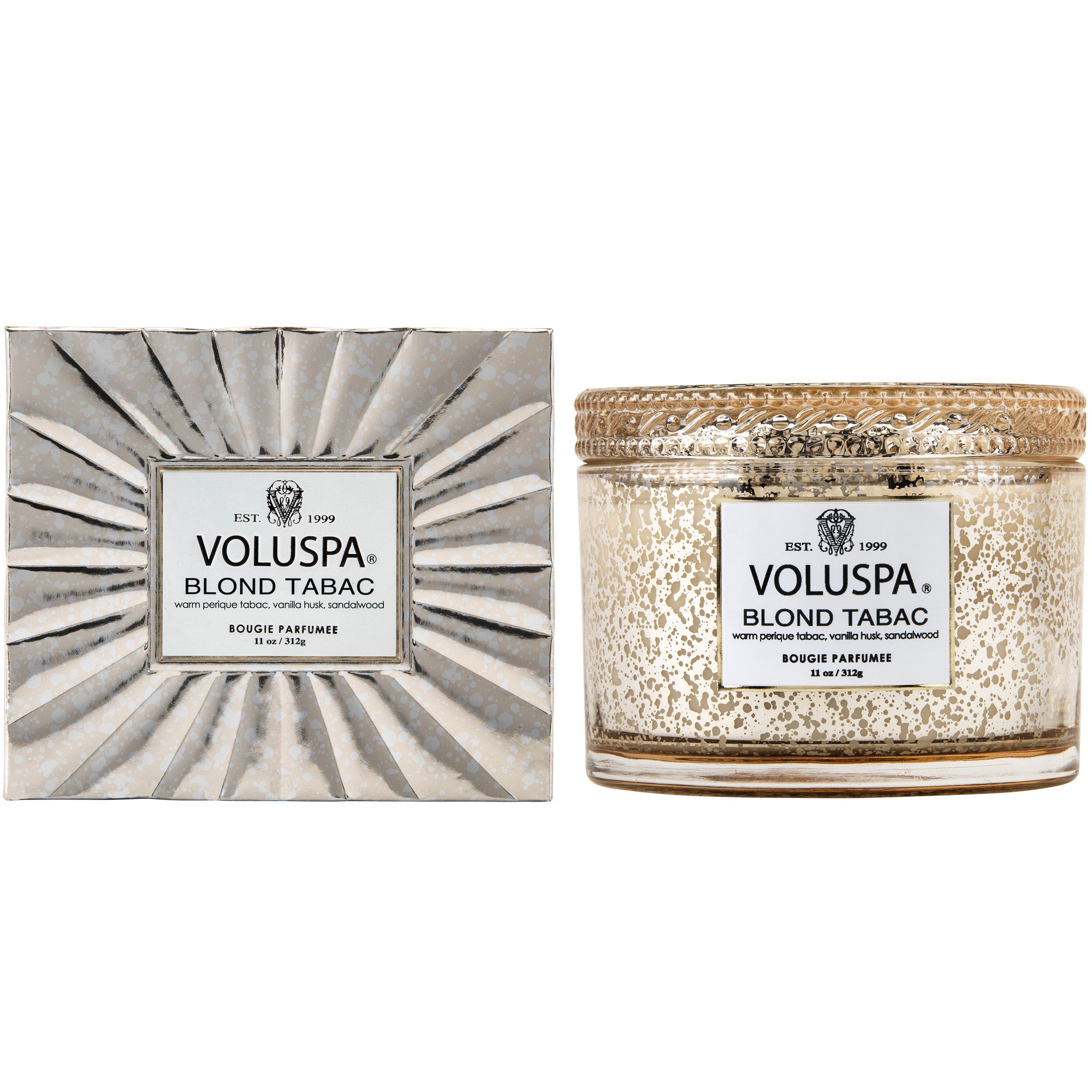 voluspa tobacco Voluspa: Blond Tabac burning coconut wax blend and natural wicks Voluspa Basics Candles-Vintage Tobacco Vanille